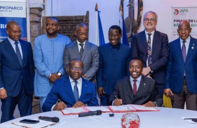 Proparco et AFG Bank Guinée mobilisent 60 millions d&rsquo;euros pour les PME et le commerce